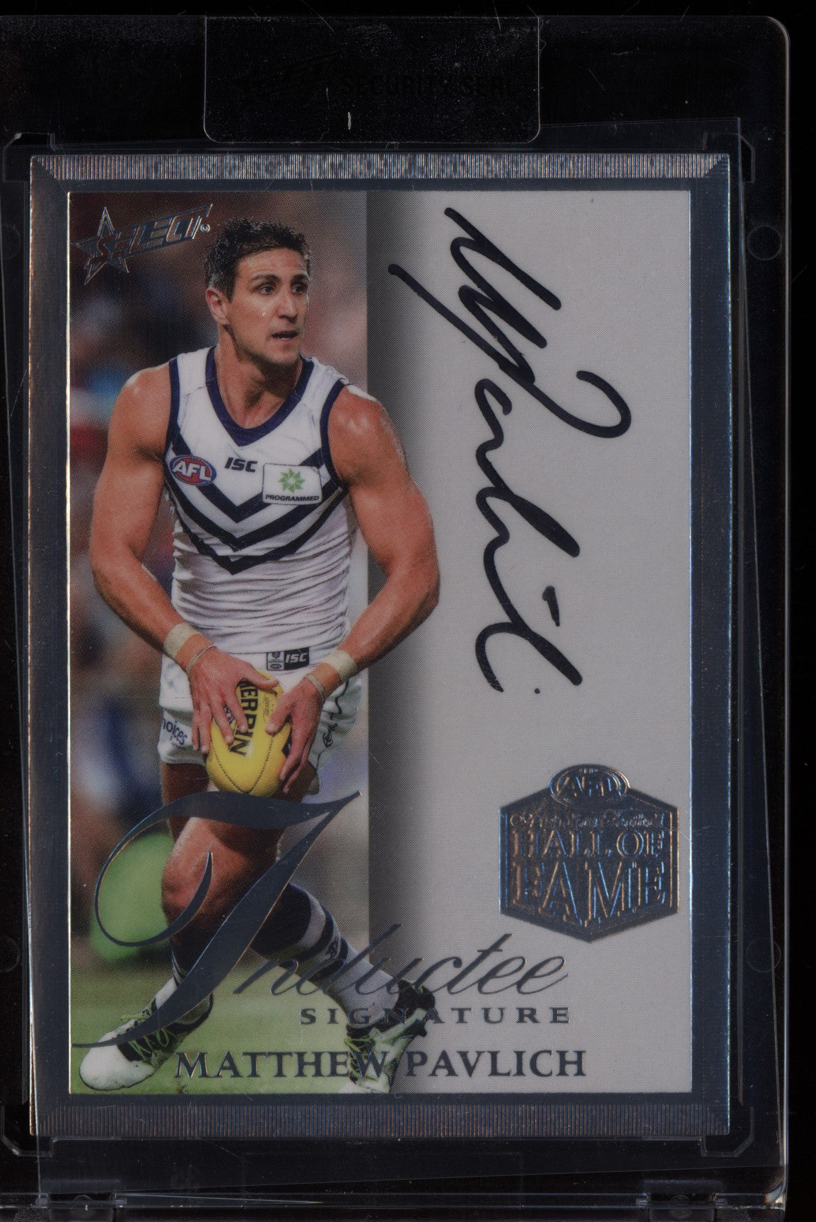 Matthew Pavlich 2024 Select Legacy Ultimate Hall of Fame Inductee Signature /110